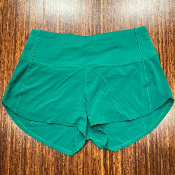 lululemon athletica Pants - Lululemon Speed Up High-Rise Lined
Short 2.5" Raceway Green size 6 EUC